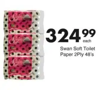Save Hyper Swan Soft Toilet Paper 2Ply offer