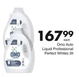 Save Hyper Omo Auto Liquid Professional Perfect Whites offer