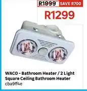 Leroy Merlin Waco Bathroom Heater/2 Light Square Ceiling Bathroom Heater cba9ff4e offer