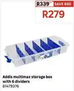 Leroy Merlin Addis Multimax Storage Box With 6 Dividers 81479376 offer