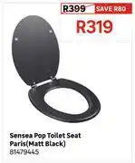 Leroy Merlin Sensea Pop Toilet Seat Paris Matt Black 81479445 offer