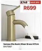 Leroy Merlin Sensea Mia Basin Mixer Brass H17cm 81471067 offer