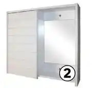 Leroy Merlin Cabinet 1 Door Vanity Athena Calista White 81420688 offer