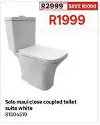 Leroy Merlin Solo Maui Close Coupled Toilet Suite White 81504519 offer