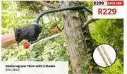 Leroy Merlin Geolia Log Saw 76cm With 2 Blades 81443848 offer