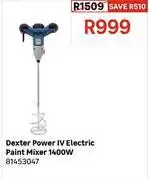 Leroy Merlin Dexter Power IV Electric Paint Mixer 1400W 81453047 offer