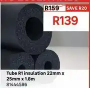 Leroy Merlin Tube R1 Insulation 22mm x 25mm x 1.8m 81444586 offer
