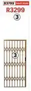 Leroy Merlin Xpanda Aluglide 10 Bronze Security Trellis Gate 1000mm x 2150mm 81436123 offer