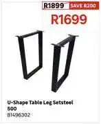 Leroy Merlin U-Shape Table Leg Set (Steel)500 81496302 offer