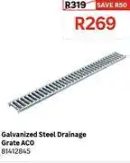 Leroy Merlin Aco Galvanized Steel Drainage Grate 81412845 offer