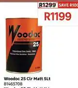 Leroy Merlin Woodoc 25 Clear Matt 81465708-5Ltr offer