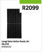 Leroy Merlin Longi 645w Solar panel Hi-Mox10 81506452 offer