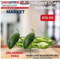 Saverite Jalapeno p/kg offer