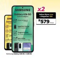 MTN Samsung Galaxy A36 5G + A26 5G offer
