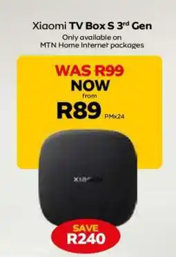 MTN Xiaomi TV Box S 3rd Gen offer