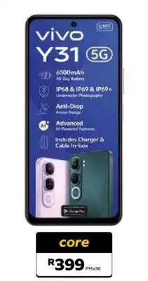 MTN vivo Y31 5G offer