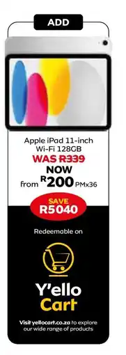 MTN Apple iPad 11-inch Wi-Fi 128GB offer
