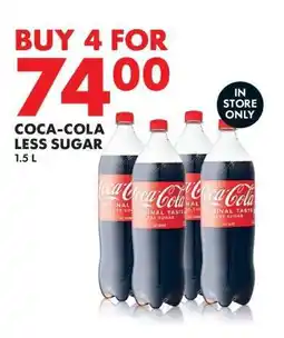 Woolworths Coca-Cola Less Sugar 1.5 L offer