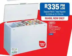 OK Furniture Defy White Chest Freezer offer
