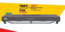 OK Furniture DEFY Black Cookerhood offer