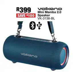 OK Furniture Volkano Mini Mamba 2.0 Speaker VK-3138-BL offer