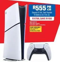 OK Furniture SONY PS5 Slim Digital Console with 1 Controller offer