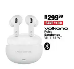 OK Furniture Volkano Pulse Earphones VK-1164-WT offer