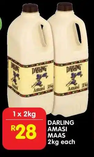Shoprite DARLING AMASI MAAS 2kg each offer
