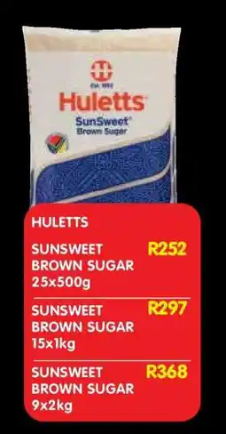 Shoprite SUNSWEET BROWN SUGAR 25x500g offer