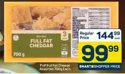 Pick n Pay PnP Full Fat Cheese Assorted 700g Each offer