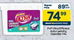 Pick n Pay PnP Ultra Efficient Auto Laundry Capsules 14s offer