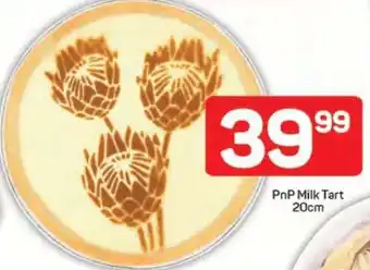 Pick n Pay PnP Milk Tart 20cm offer