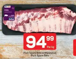 Pick n Pay Pork Spare Ribs or Marinated Pork Spare Ribs offer