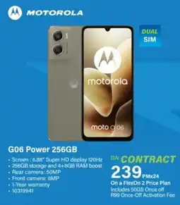 Incredible Connection Motorola G06 Power 256GB offer