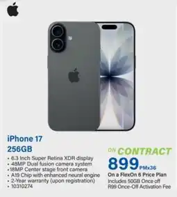 Incredible Connection iPhone 17 256GB offer