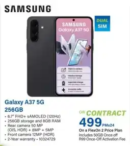 Incredible Connection Samsung Galaxy A37 5G 256GB offer