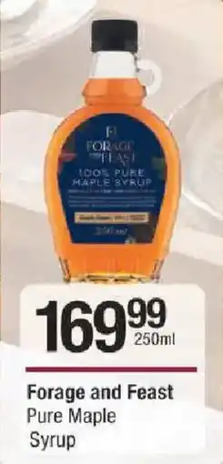Checkers Forage and Feast Pure Maple Syrup offer