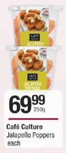 Checkers Café Culture Jalapeño Poppers offer