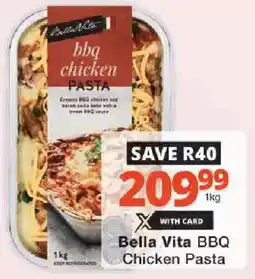 Checkers Bella Vita BBQ Chicken Pasta offer