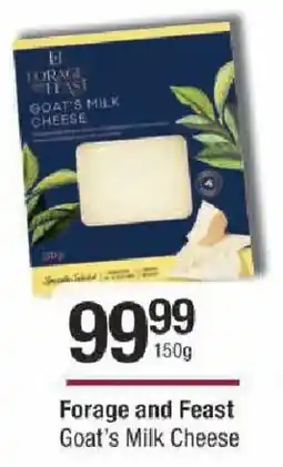 Checkers Forage and Feast Goat's Milk Cheese offer