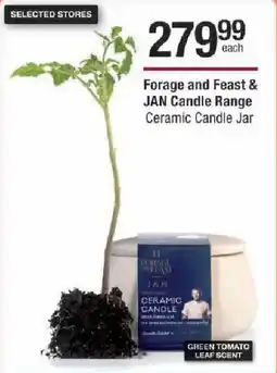 Checkers Forage and Feast & JAN Candle Range Ceramic Candle Jar offer