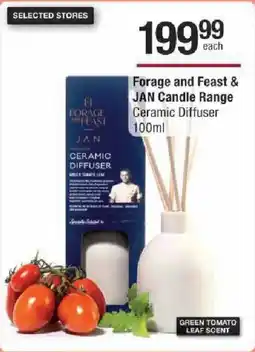 Checkers Forage and Feast & JAN Candle Range Ceramic Diffuser offer