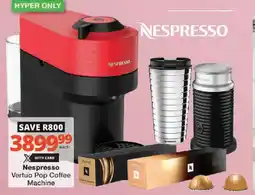 Checkers Nespresso Vertuo Pop Coffee Machine offer