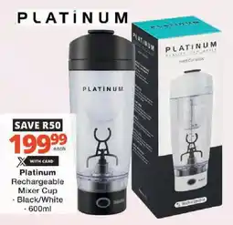 Checkers Platinum Rechargeable Mixer Cup offer