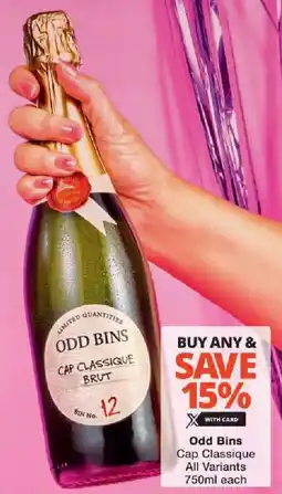Checkers Odd Bins Cap Classique All Variants offer