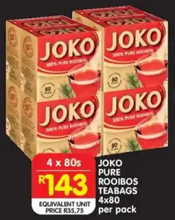 Shoprite Joko pure rooibos teabags offer