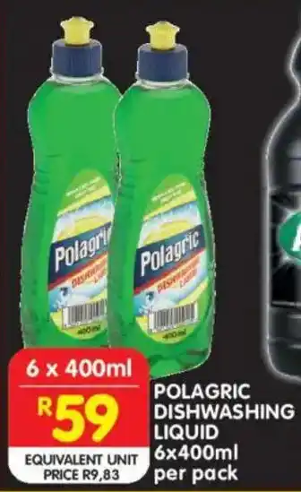 Shoprite Polagric dishwashing liquid offer