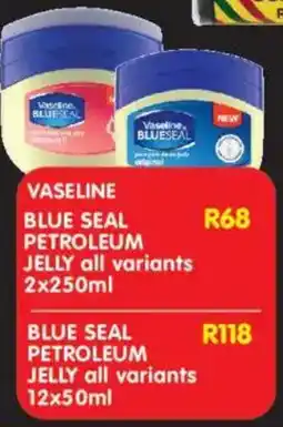 Shoprite Vaseline blue seal petroleum jelly offer