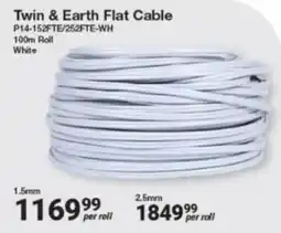 Mica Twin & Earth Flat Cable offer