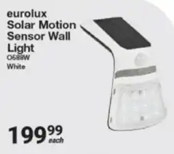 Mica Eurolux Solar Motion Sensor Wall Light offer